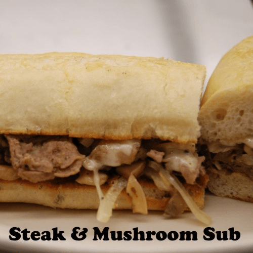 Steak & Mushrooms Sub.
