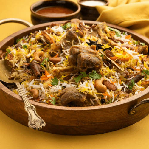 Gongura Goat Biryani.