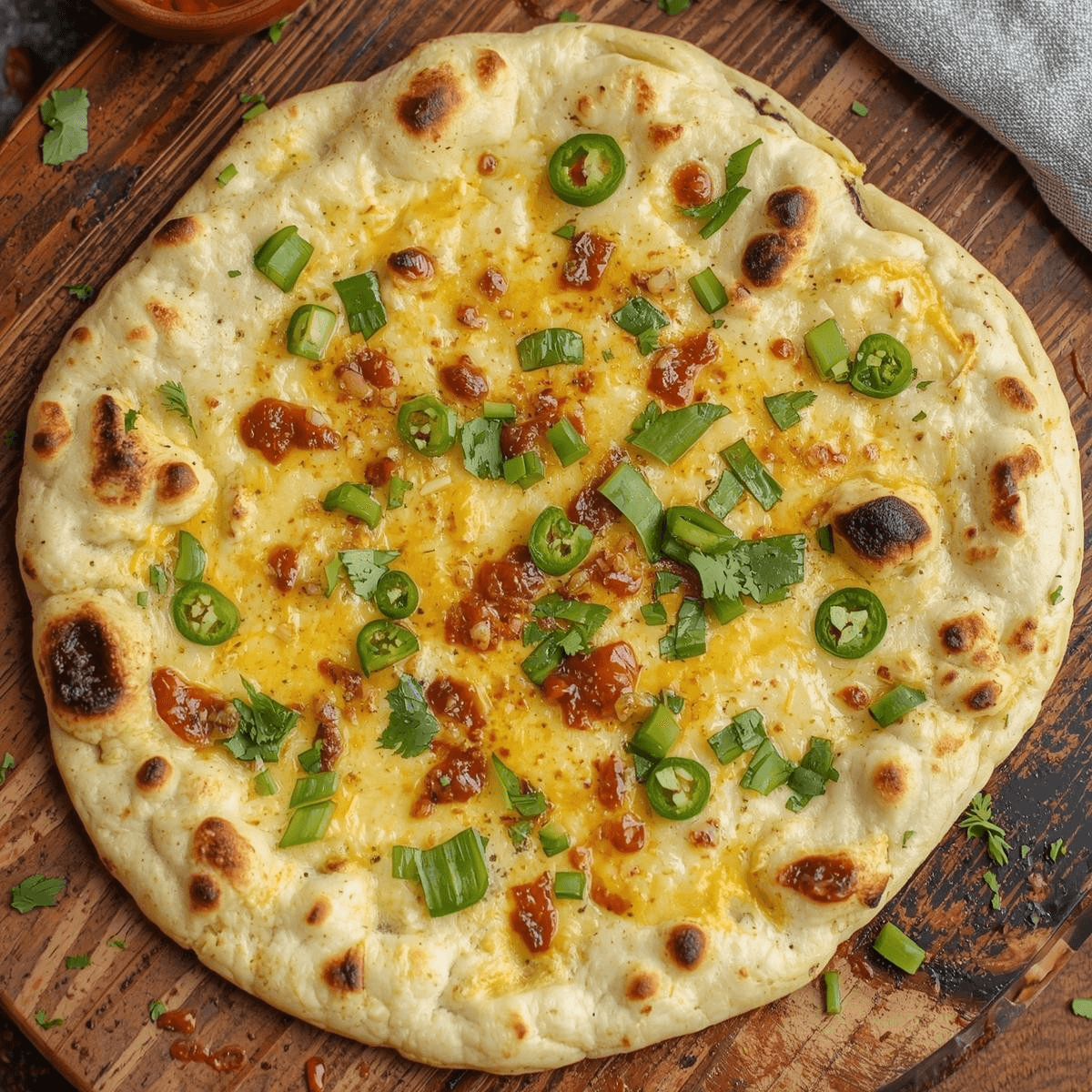 Chilli Naan/Bullet Naan.