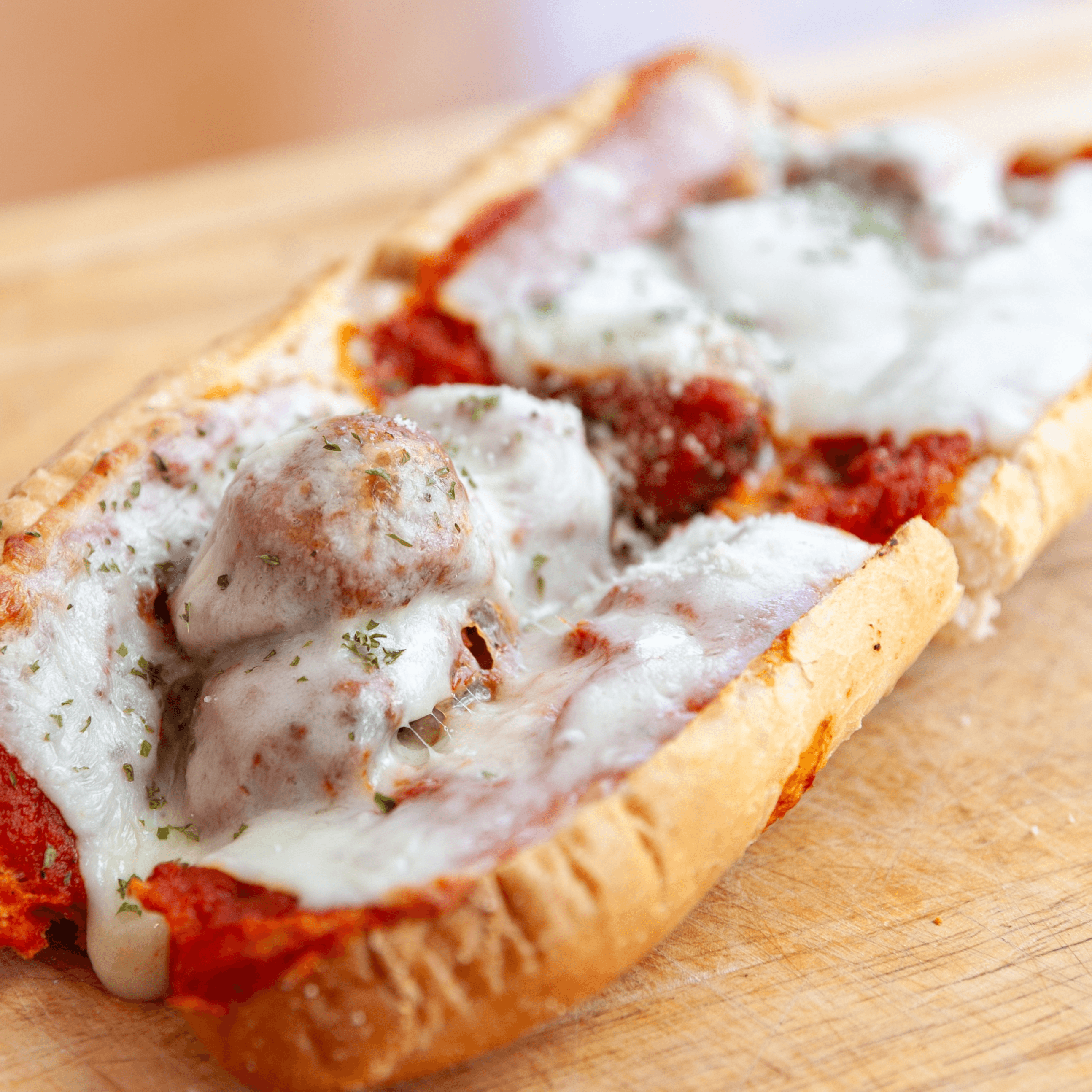 Meatball Parm Sub.