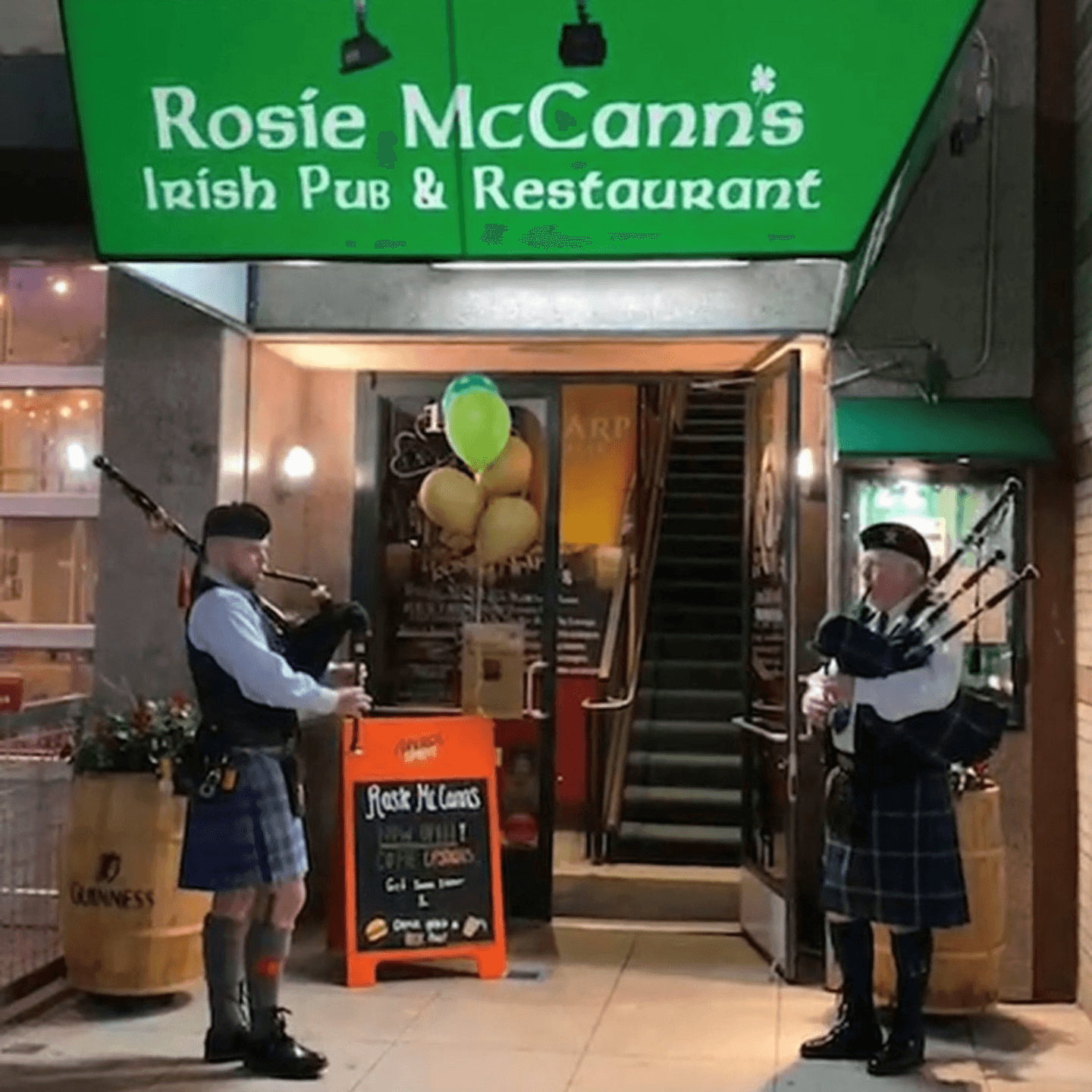 Welcome to Rosie McCann's Irish Pub & Restaurant