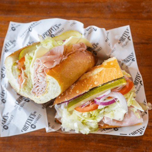 Ham & Swiss Cheese Sandwich.