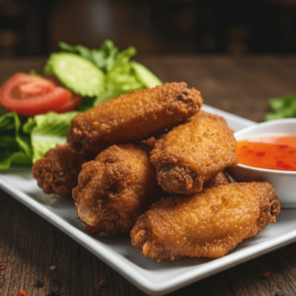 Crispy Chicken Wings.
