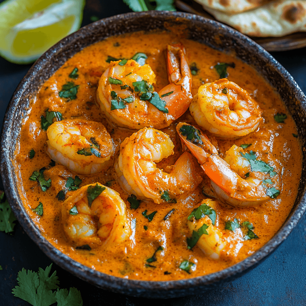 Shrimp or Fish Tikka Masala.