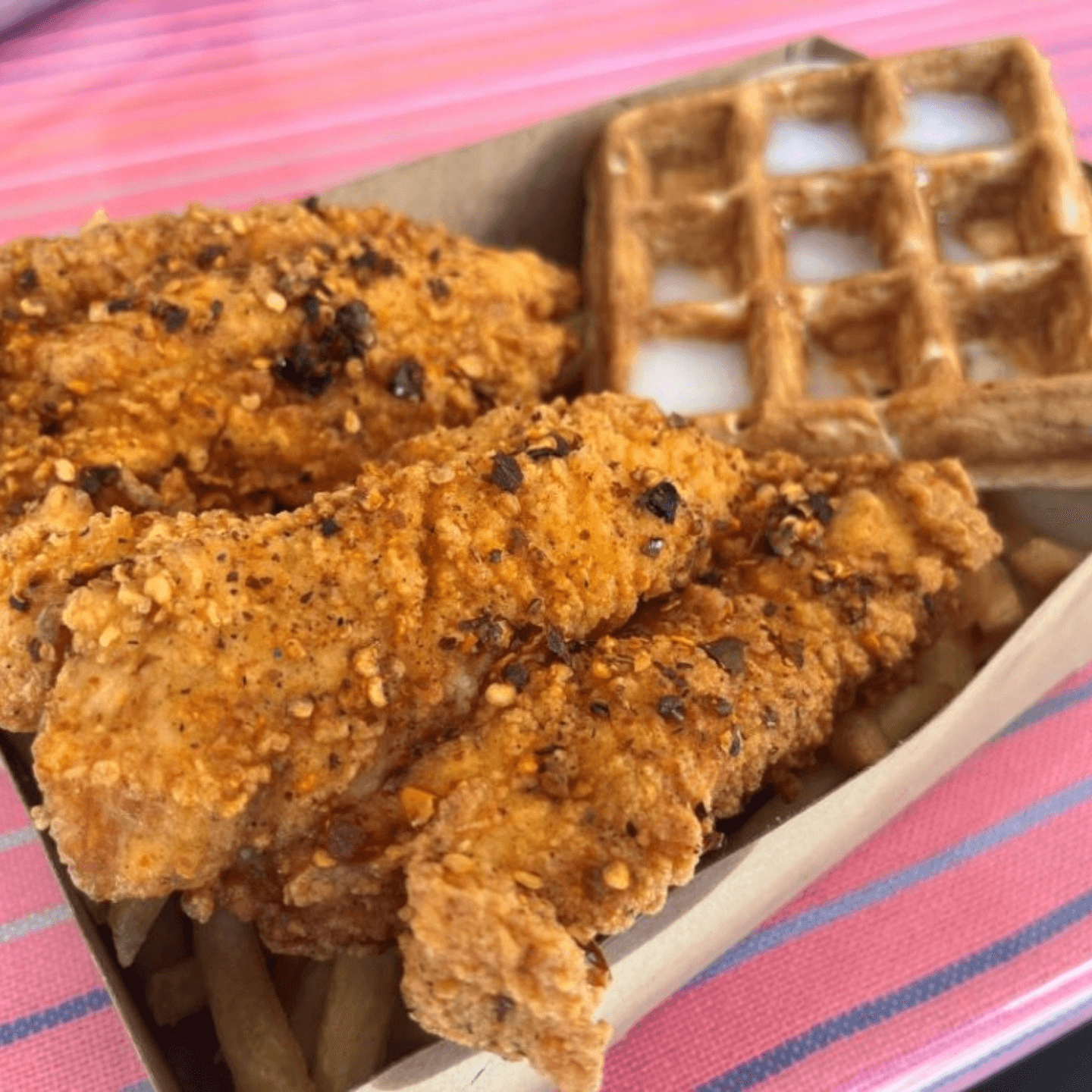 Flapping for Ali's chicken