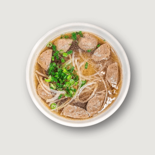 Beef Meatballs Pho.