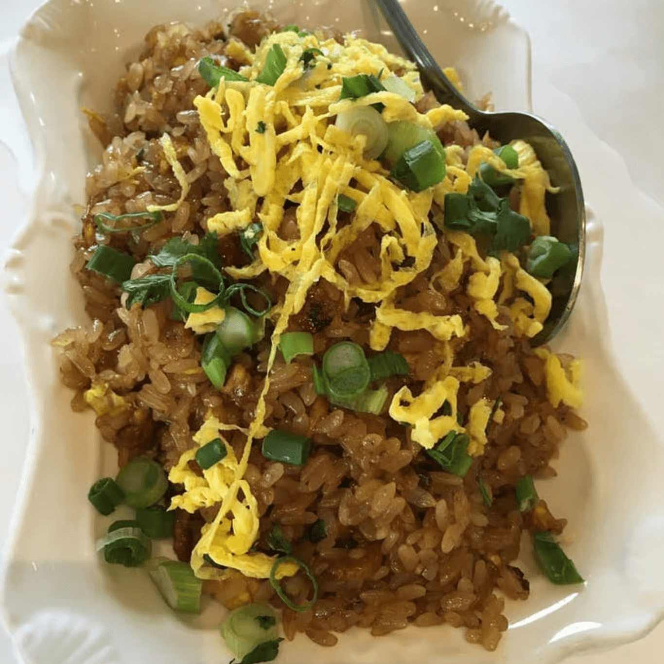 Stir Fried Sticky Rice with Chinese Sausage / 生炒糯米飯.