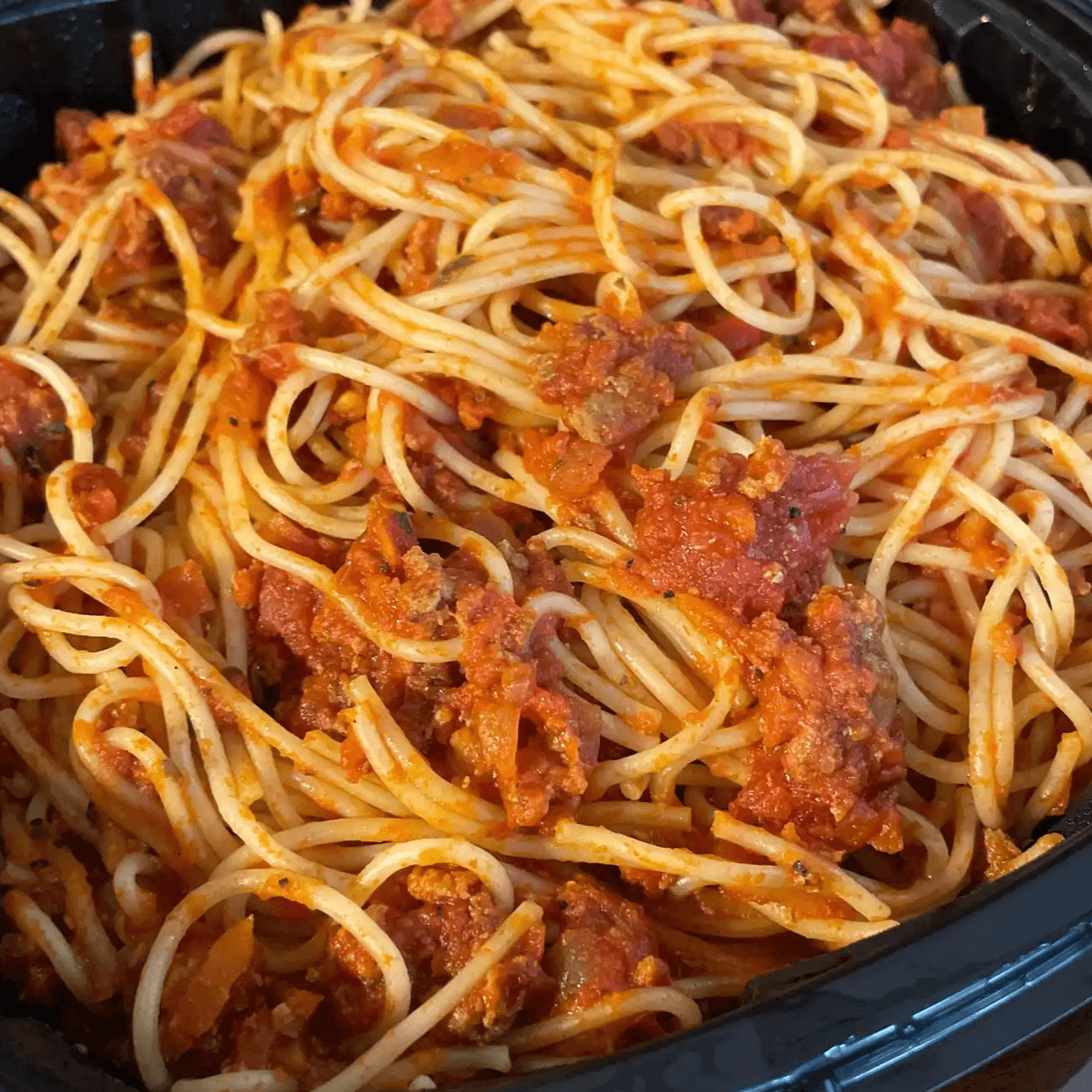 Spaghetti Bolognese.