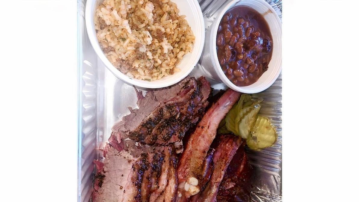 3 Meat Rib Plate.