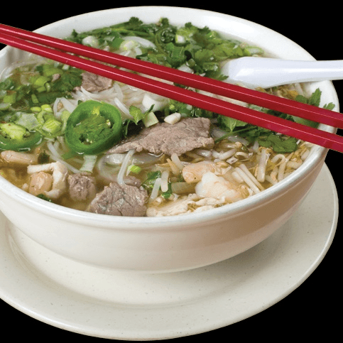 Vietnamese Style house Noodle Soup.