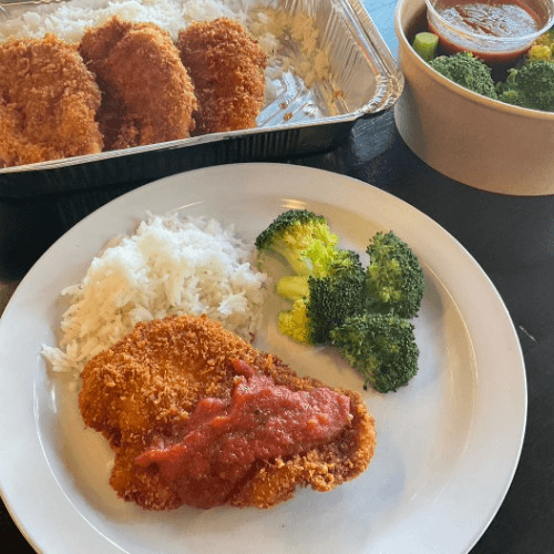 Parmesan Fried Chicken Family Supper.