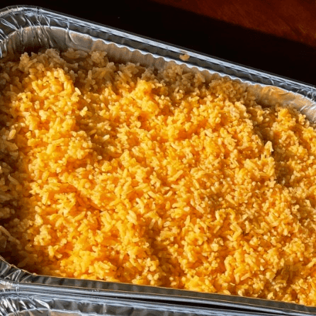 Medium Rice Party Tray 35 Servings.