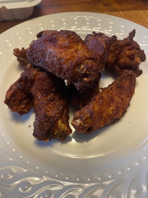 1/2 dozen Chicken Wings.