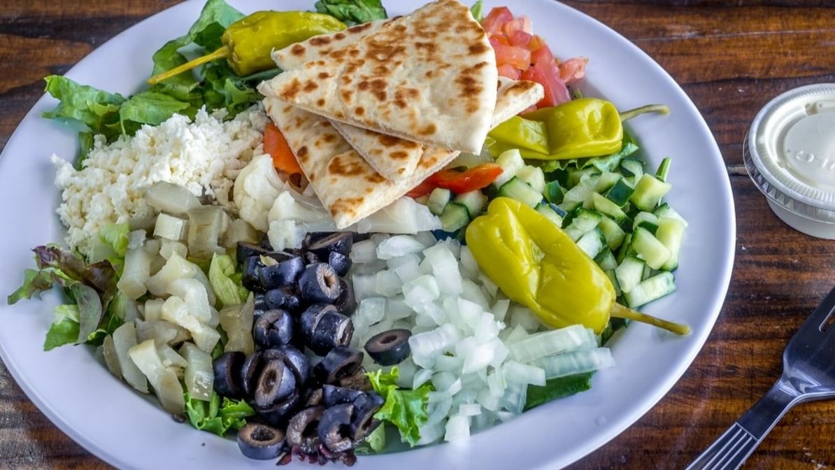 Fresh Greek Salad and More Mediterranean Delights