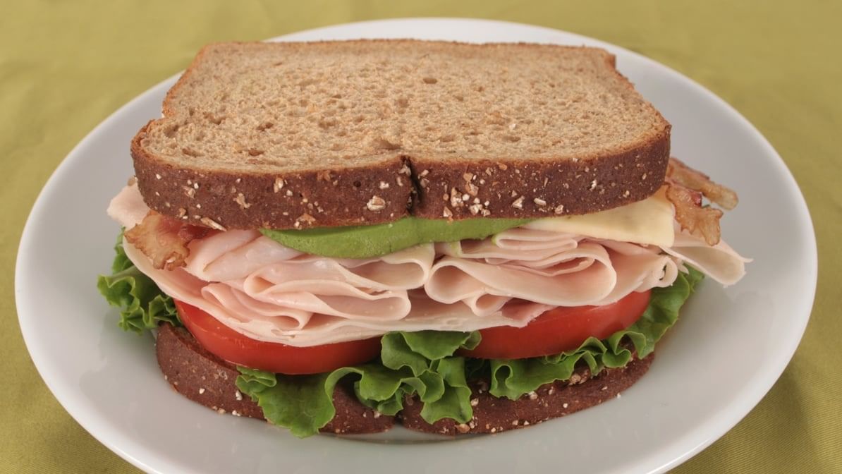 Turkey & Cheese Sandwich.