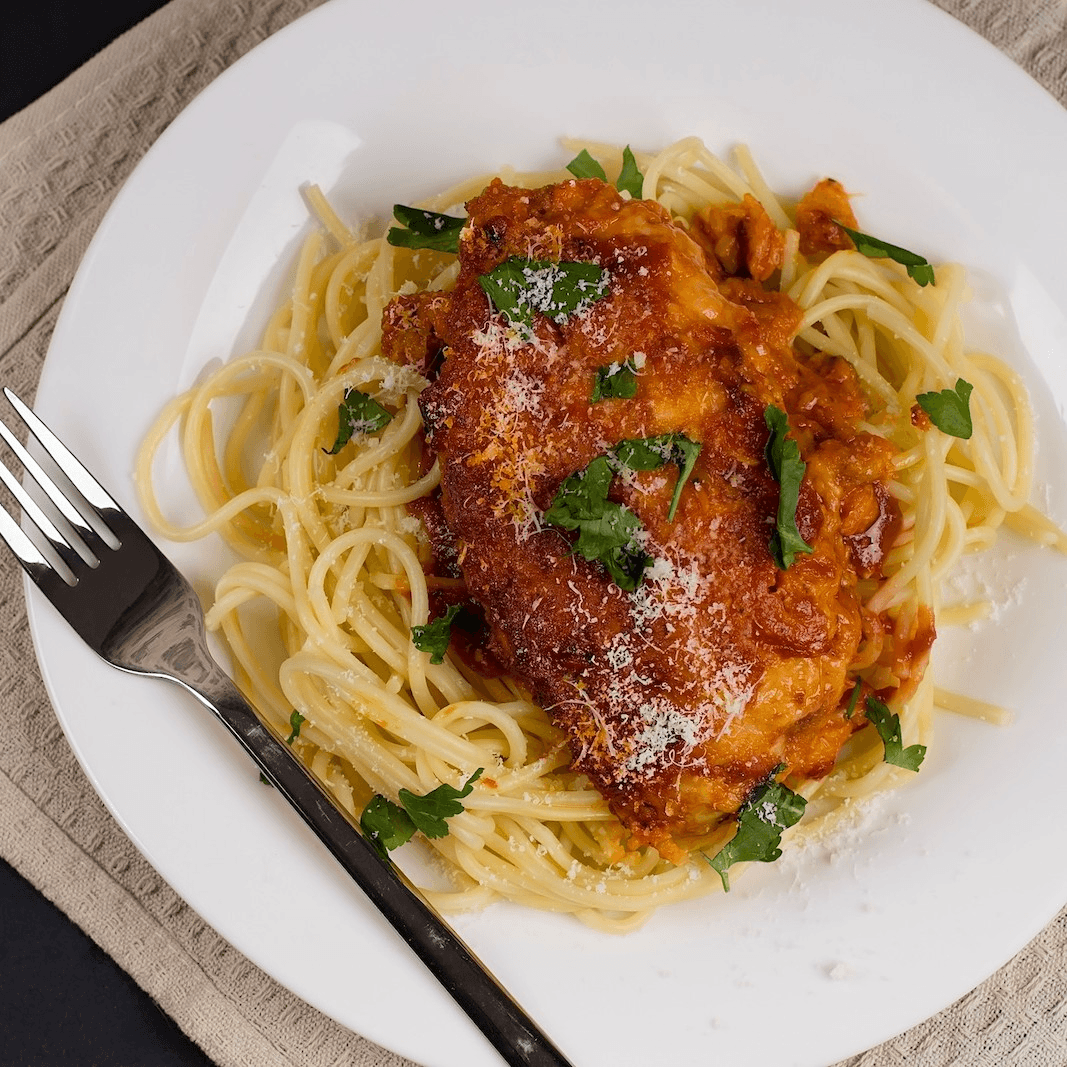 Chicken Parmigiana.