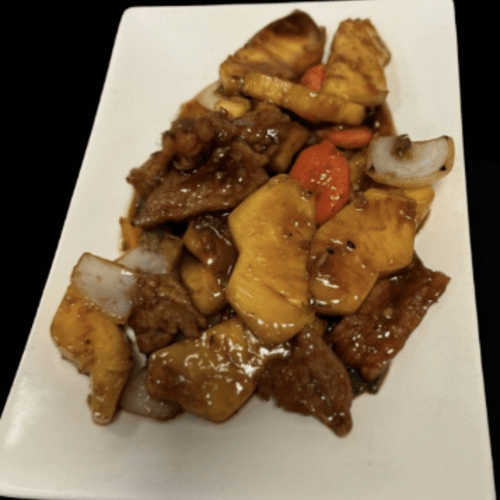 Fresh Pineapple Beef.