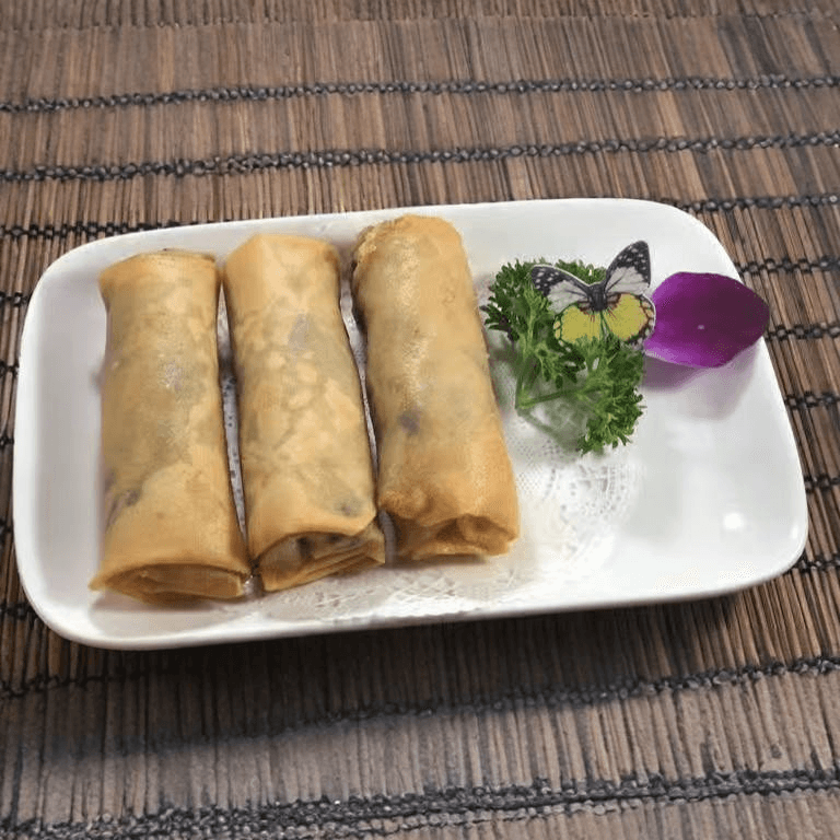 Vegetarian Spring Rolls / 脆皮素春卷.