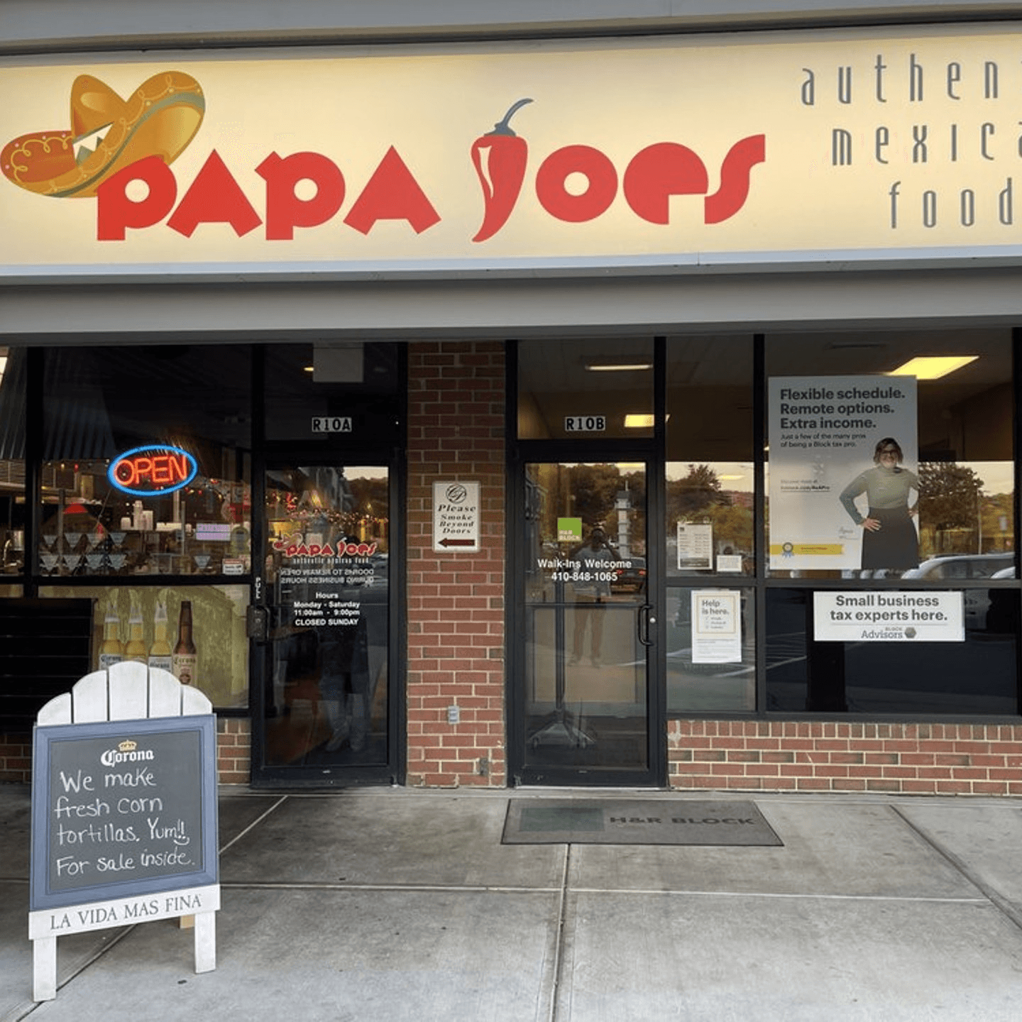 Welcome to Papa Joe’s Mexican Restaurant!