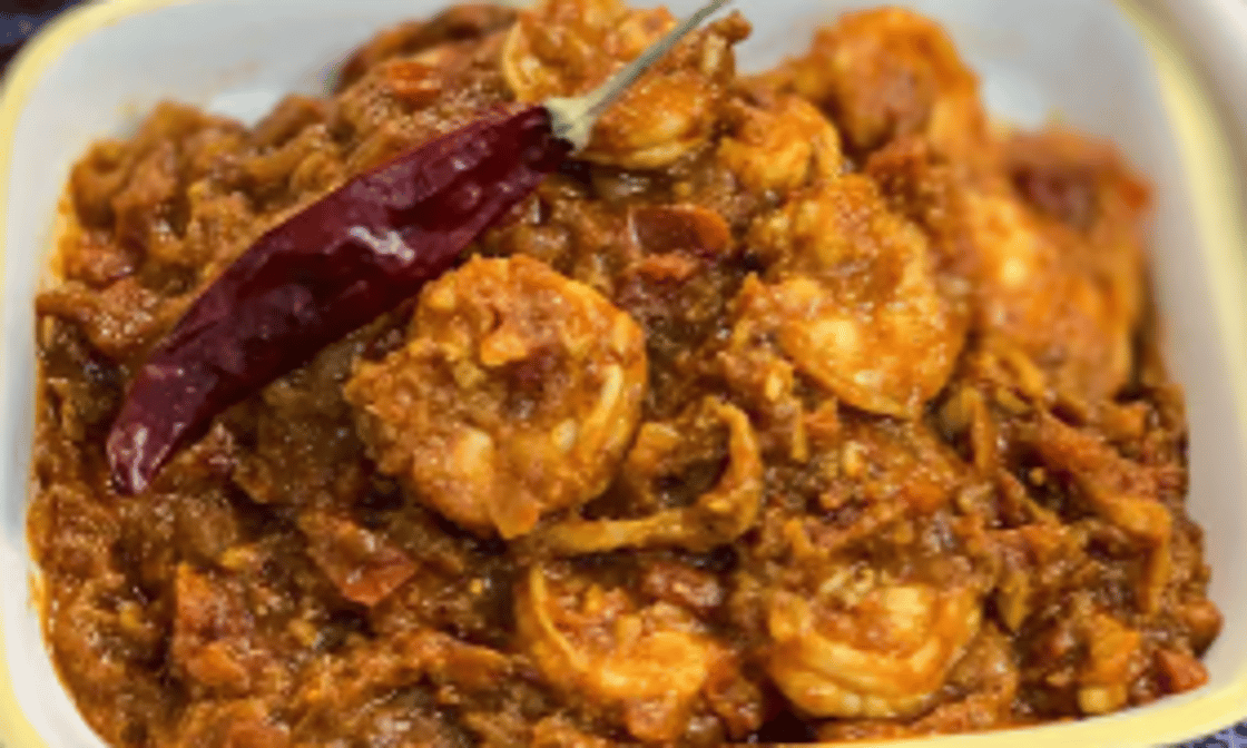 Shrimp Vindaloo.