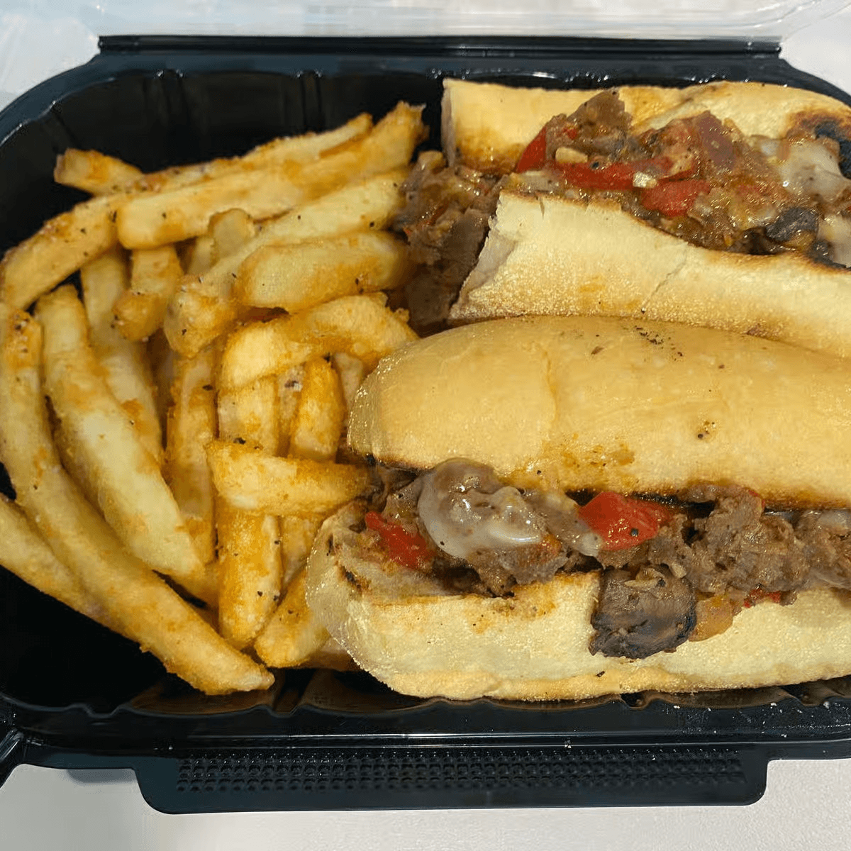 Steak & Cheese Sandwich.