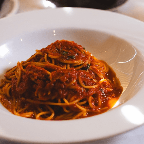 Spaghetti Marinara.