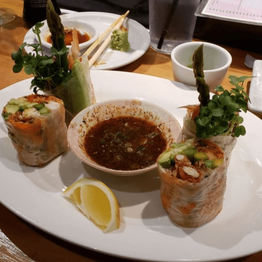 Soft Shell Crab Spring Roll.