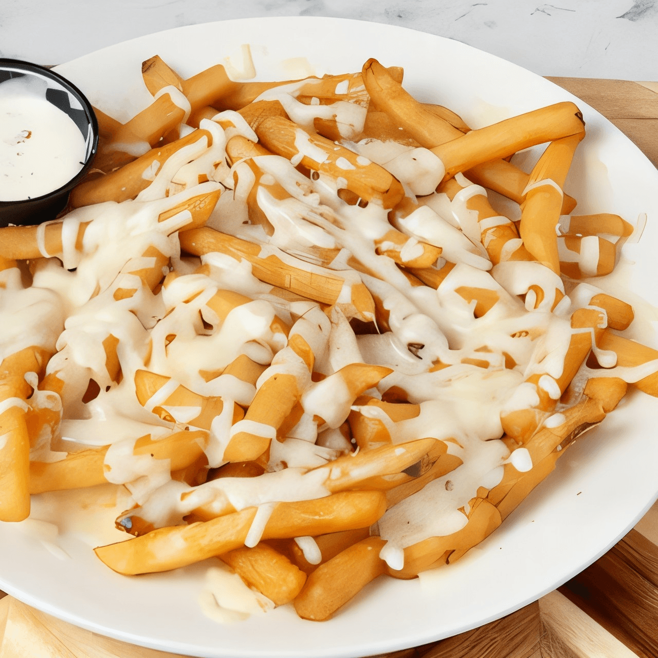 French Fries with Cheese.