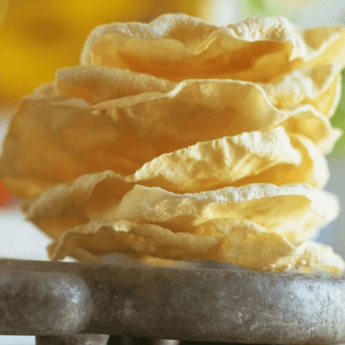 Papadum.