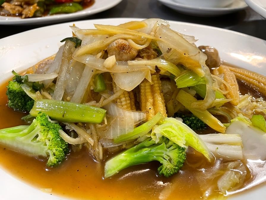 Steamed Ginger Fish.