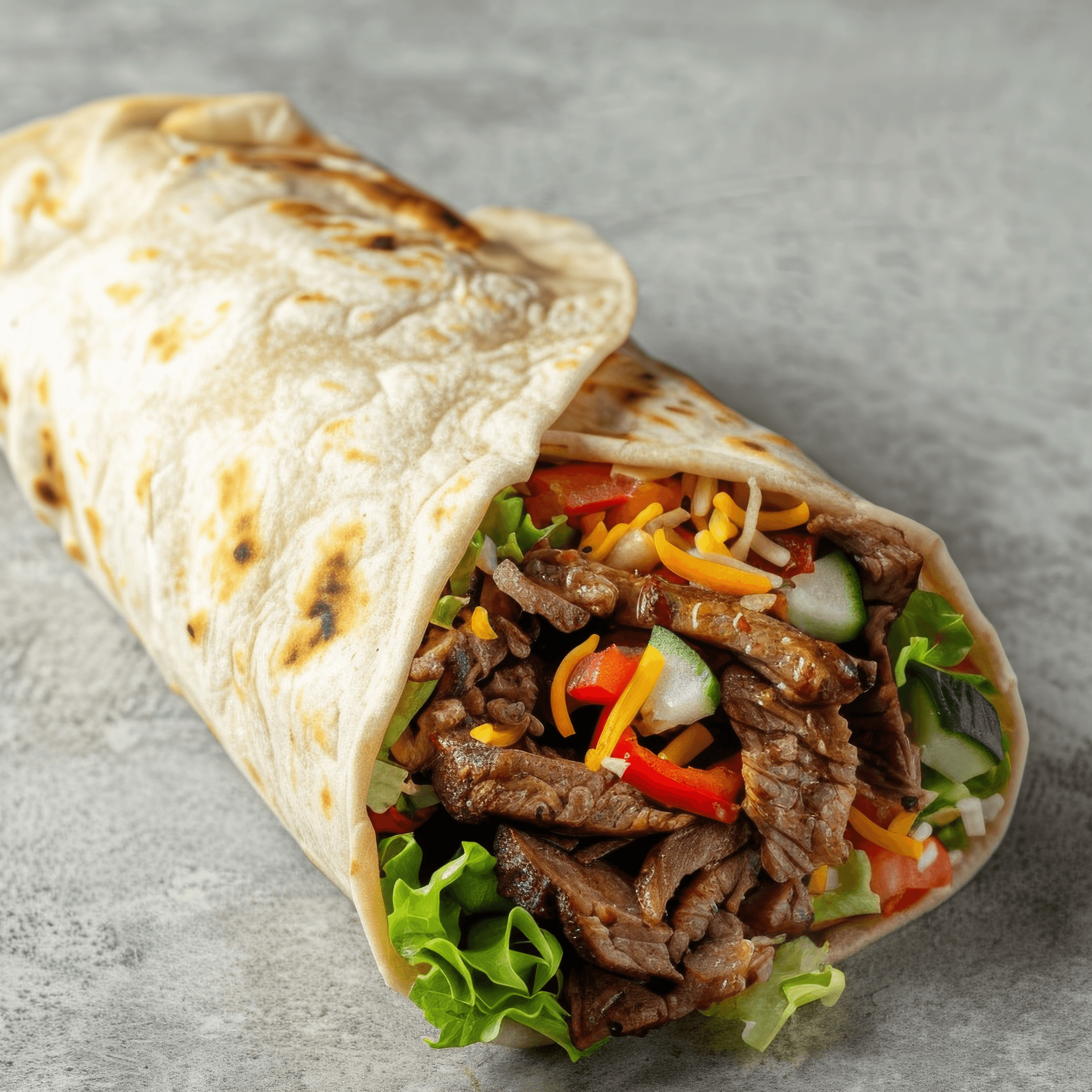 Steak Fajita Wrap.