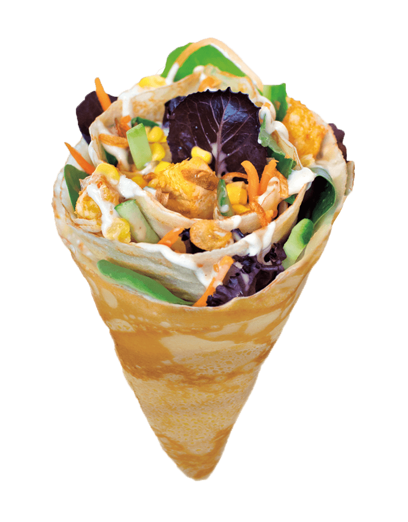 Chicken Thai Crepe.