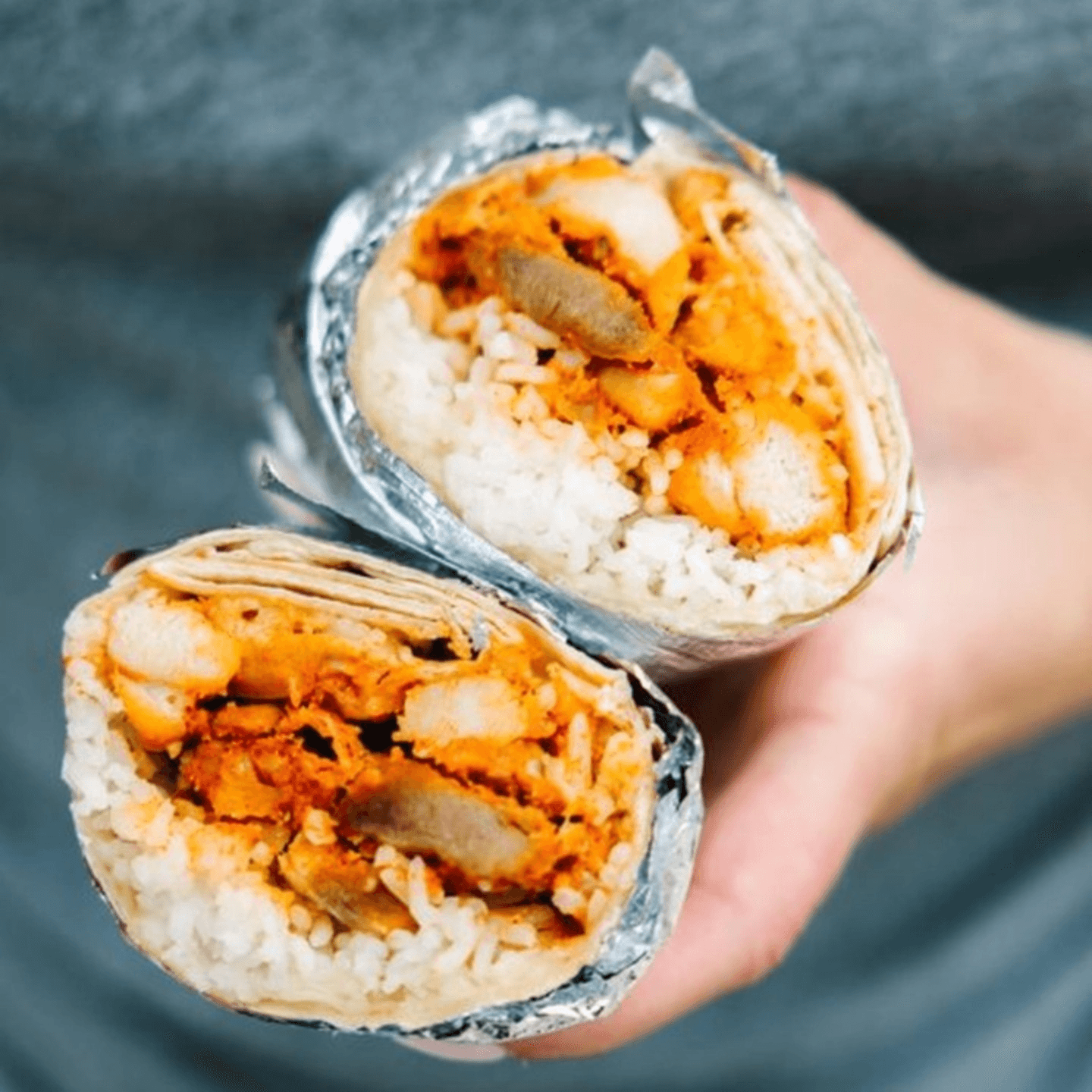 Burrito Packed with Flavor & Bold Sauces