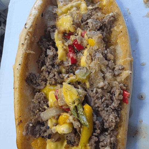 Philly Cheese Steak Sandwich.