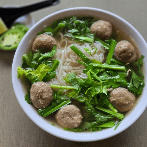 Beef Ball Pho.