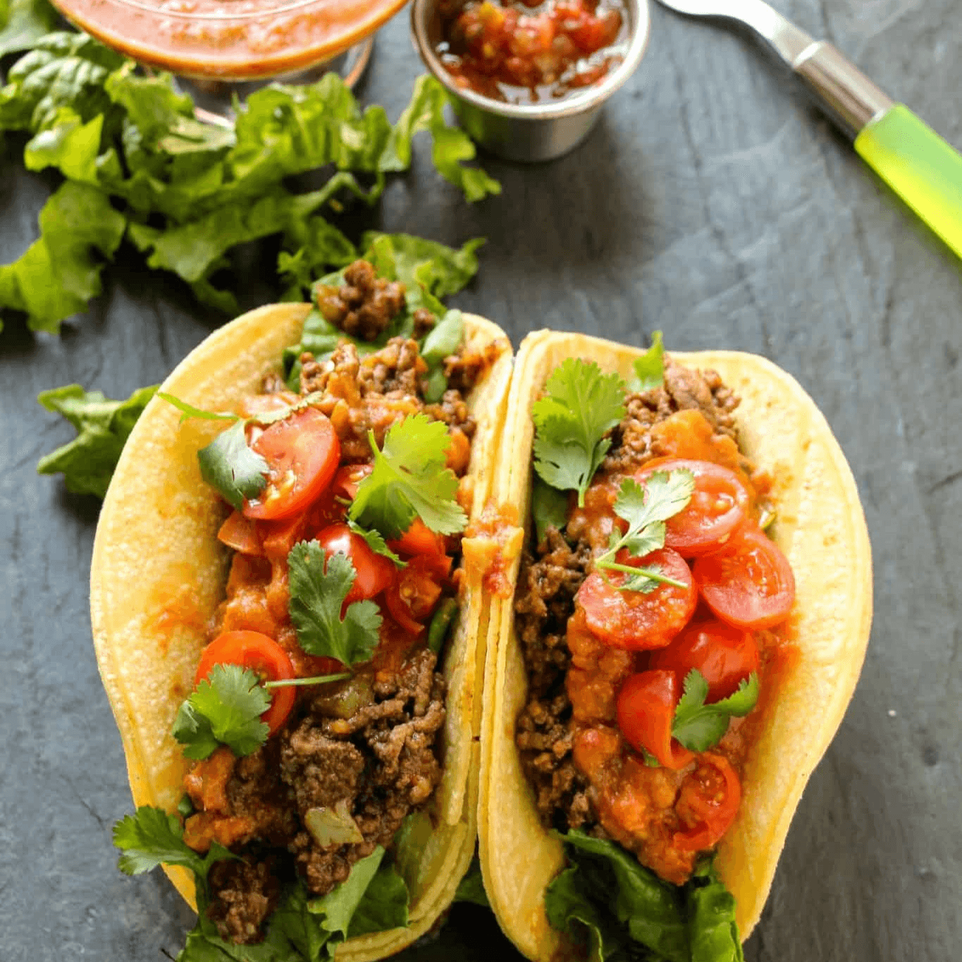 Beef Soft Tacos.