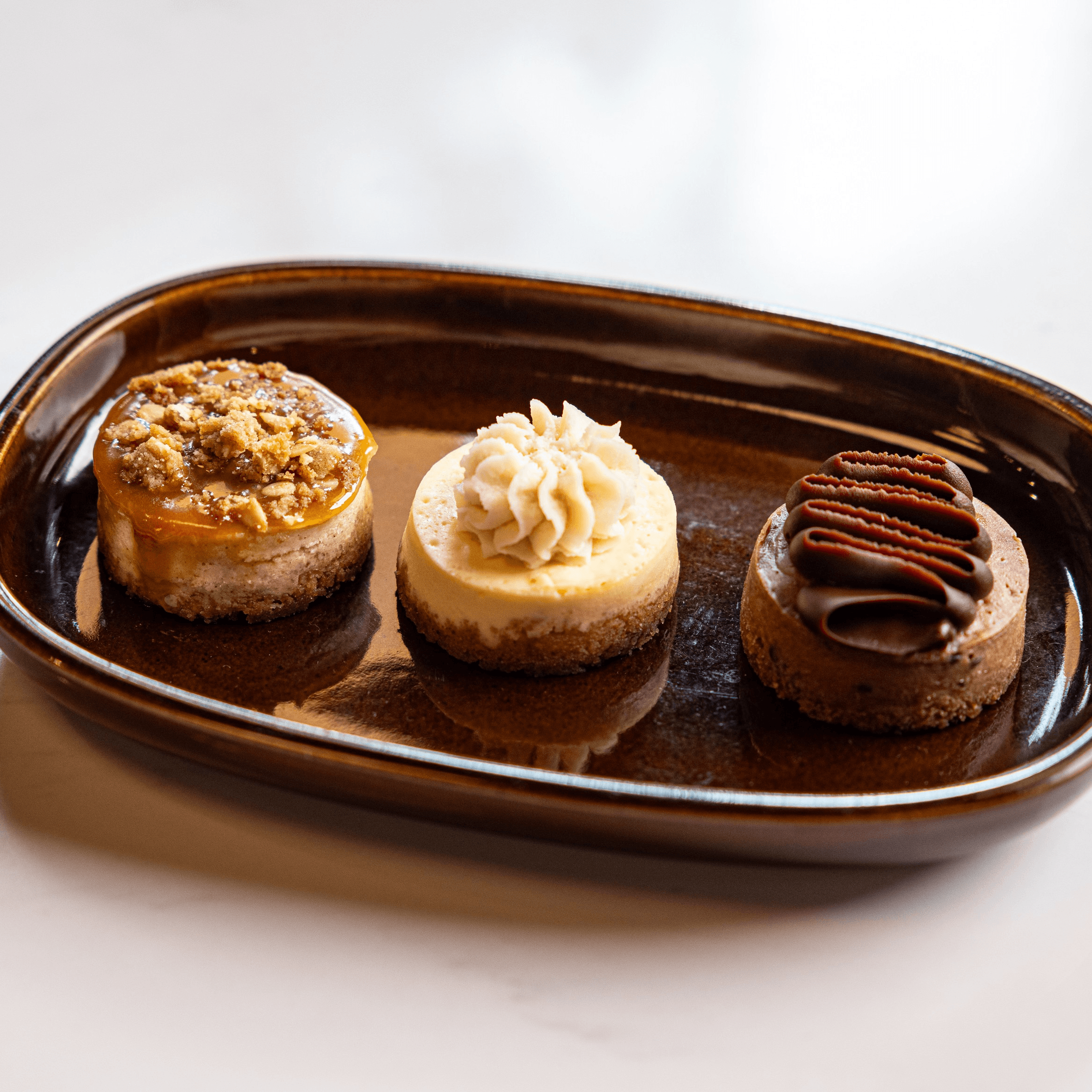Cheesecake Trio.