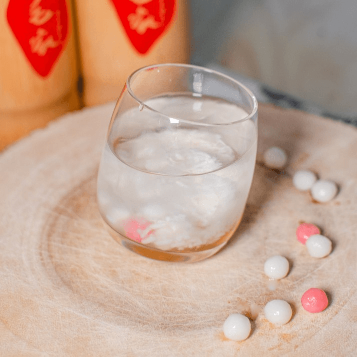 Refreshing Water Jelly Cake with Fermented Rice (Chengdu) 酒酿冰粉(成都).