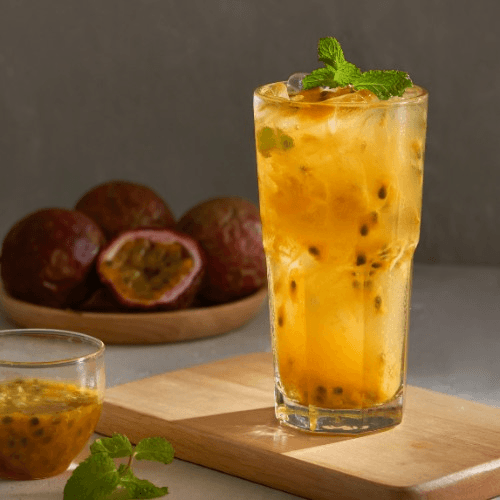 Passionfruit Iced Fruit Green Tea.