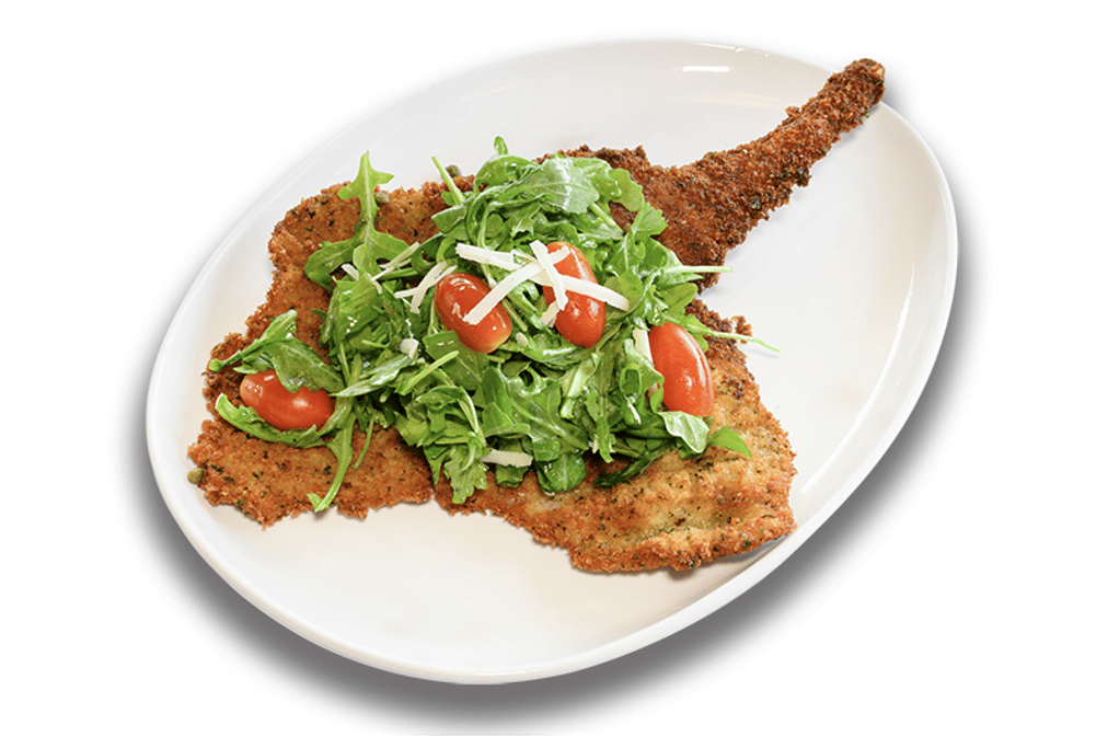 Veal Chop Milanese.