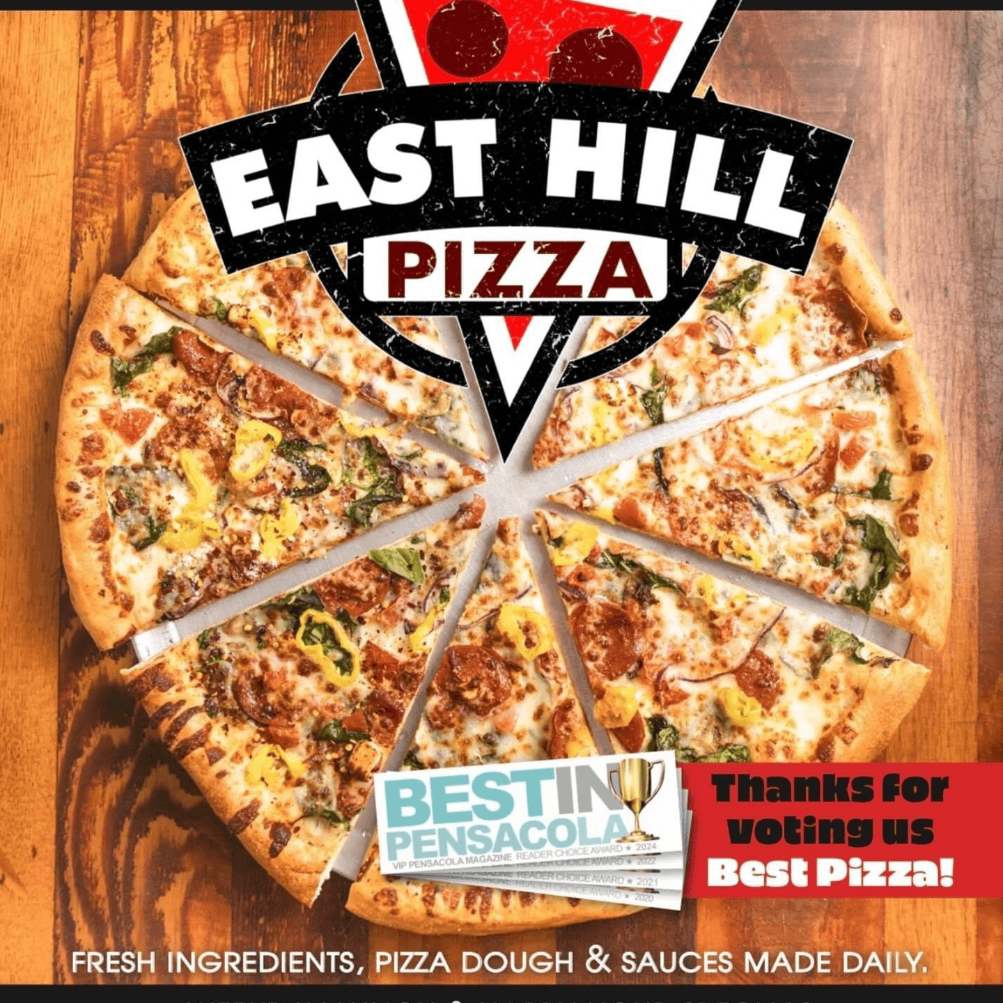 Best Pizza in Pensacola 2024 - VIP Magazine