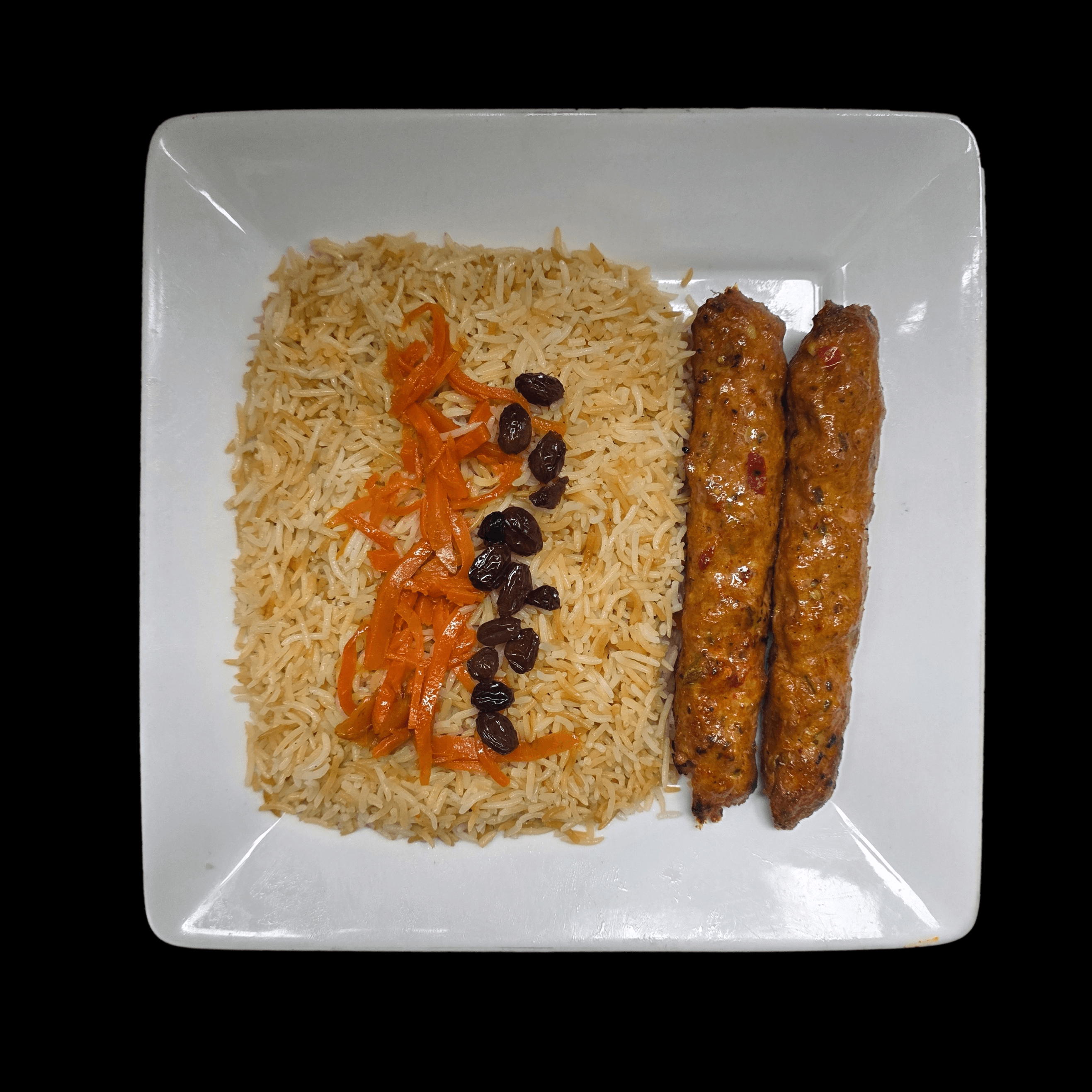 Shinwari Chicken Kofta Kabab Platter.