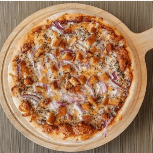 BBQ Chicken Pizza.