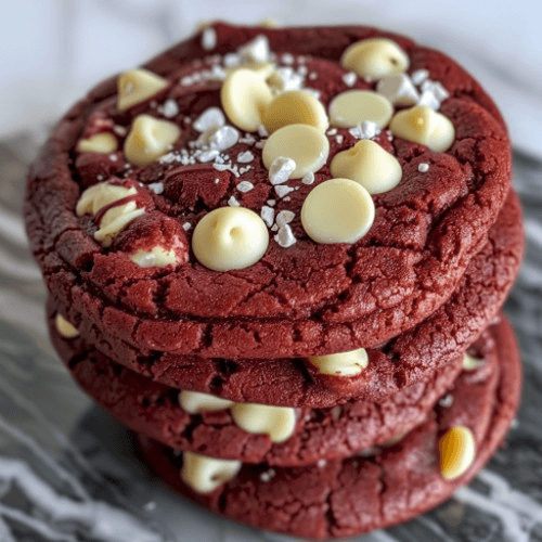 Homemade Red Velvet Cookies