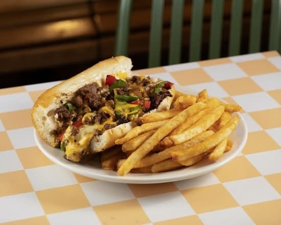 The Philly Cheesesteak + Fries.