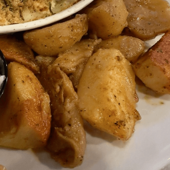Greek Potatoes.