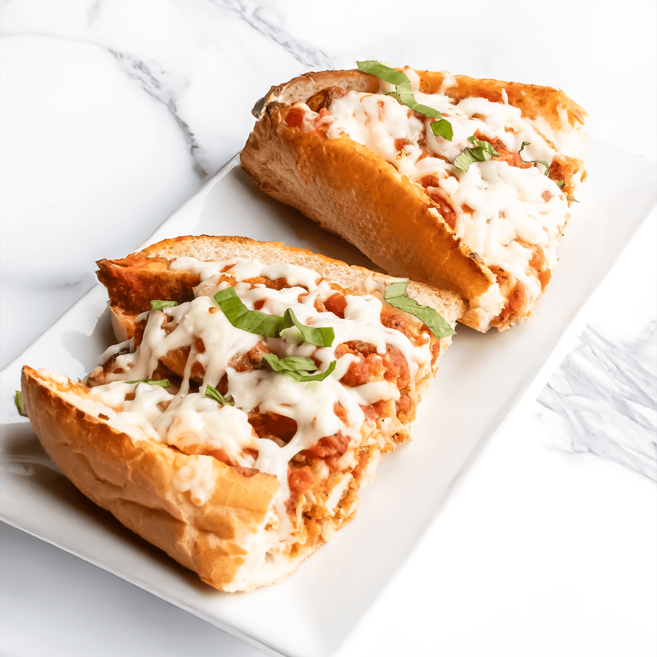 Chicken Parmesan Hero.