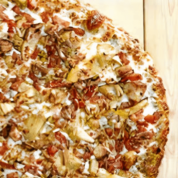 Chicken Pesto Pizza.