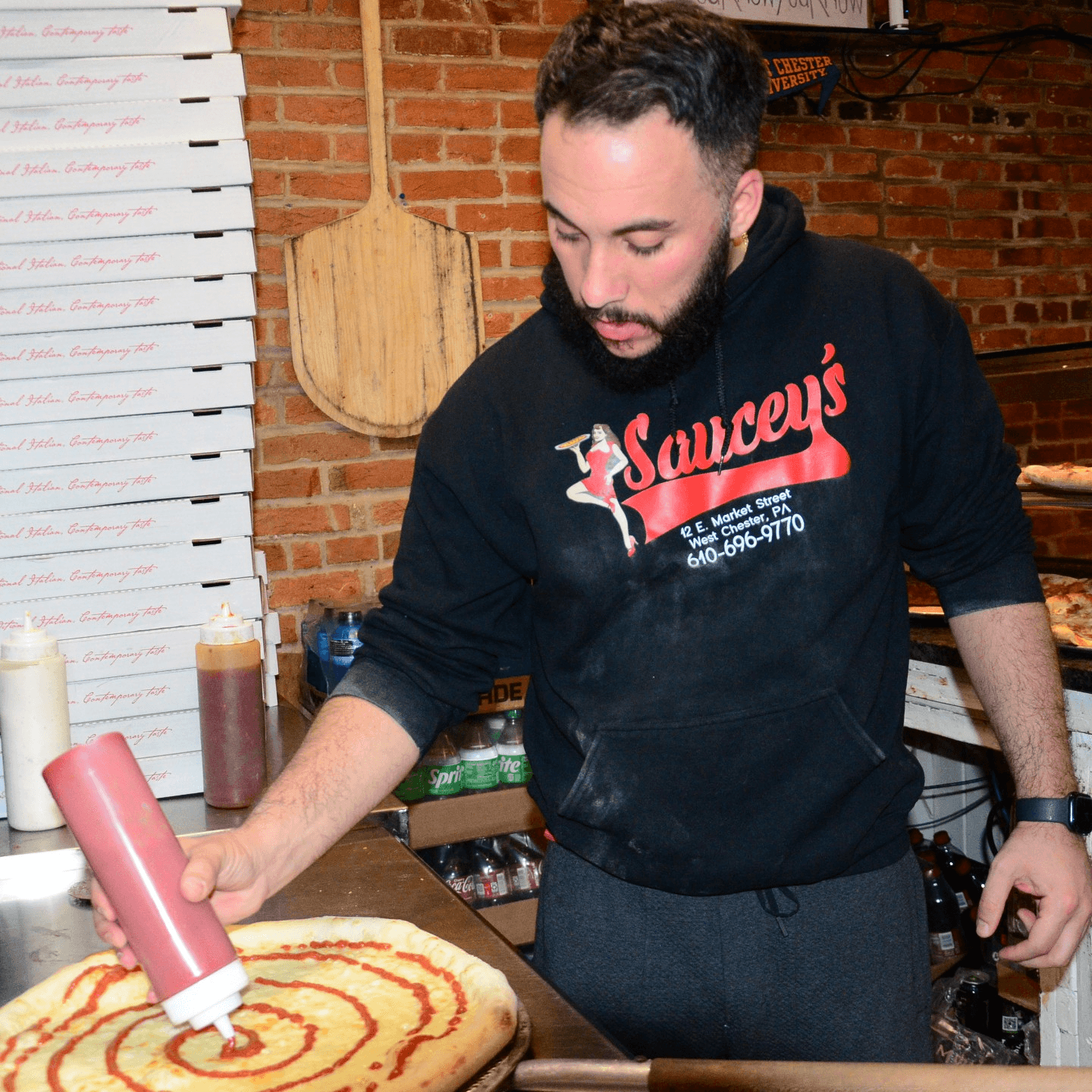 Welcome to Saucey's Pizza!
