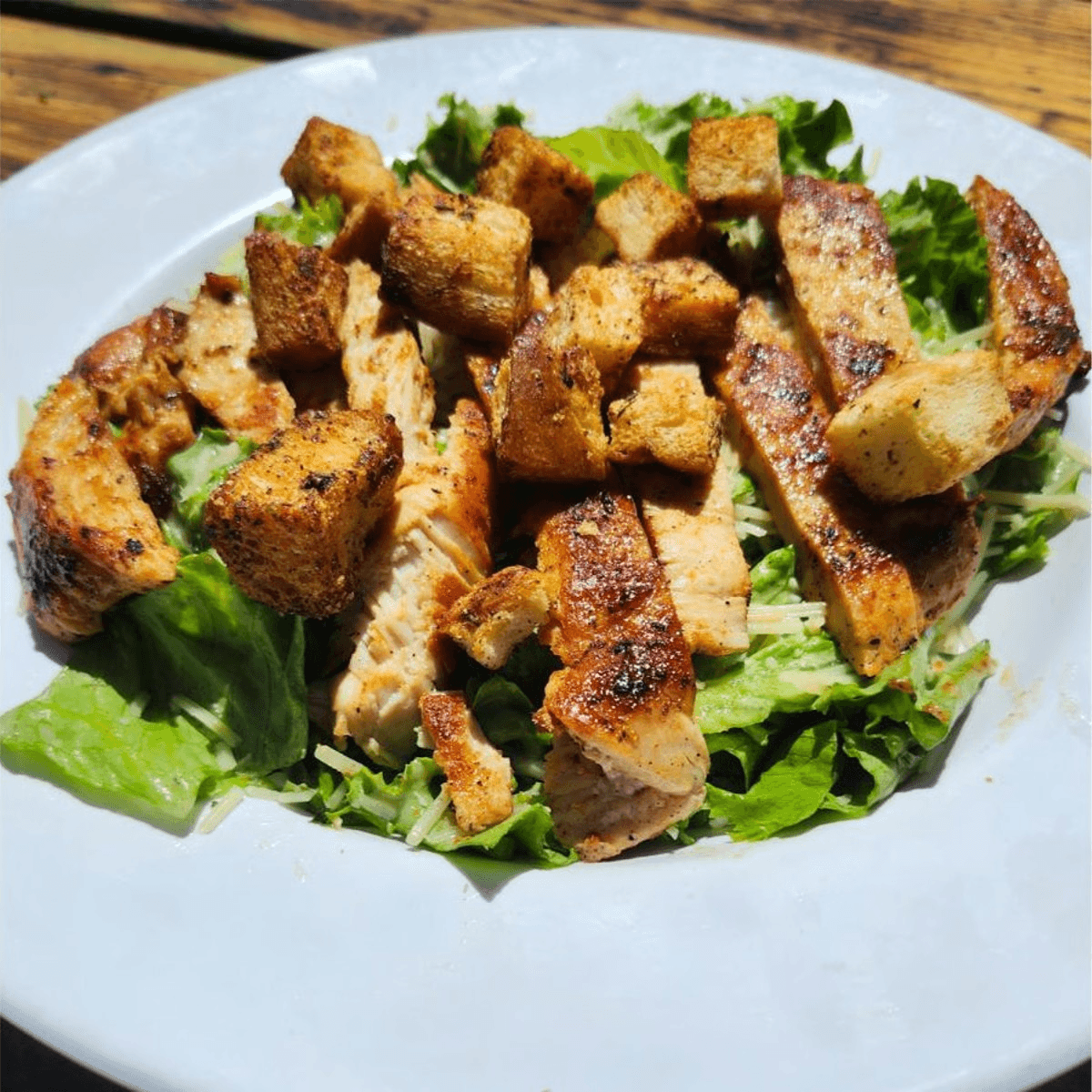 Chicken Caesar Salad.